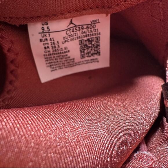 Nike Jordan Air Mae "Canyon Rust" Sneakers Women’s Size 9.5 - Picture 7 of 7